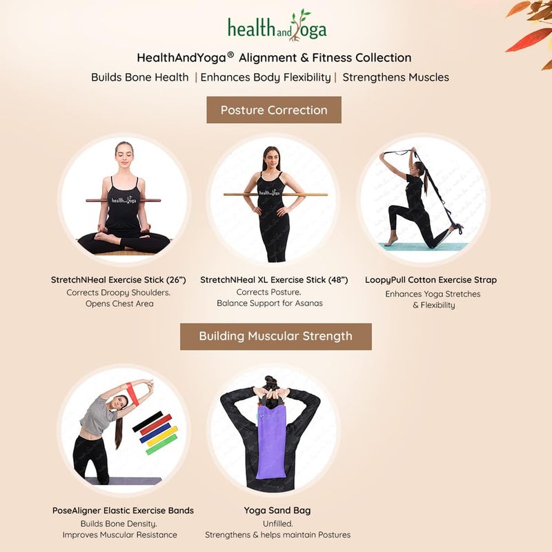 SoulGenie HealthAndYogaâ„¢ Yoga Sand Bags - Double Bag with Inner Waterproof Bag - Prop for Adding Weight and Support (Black) - Image 4